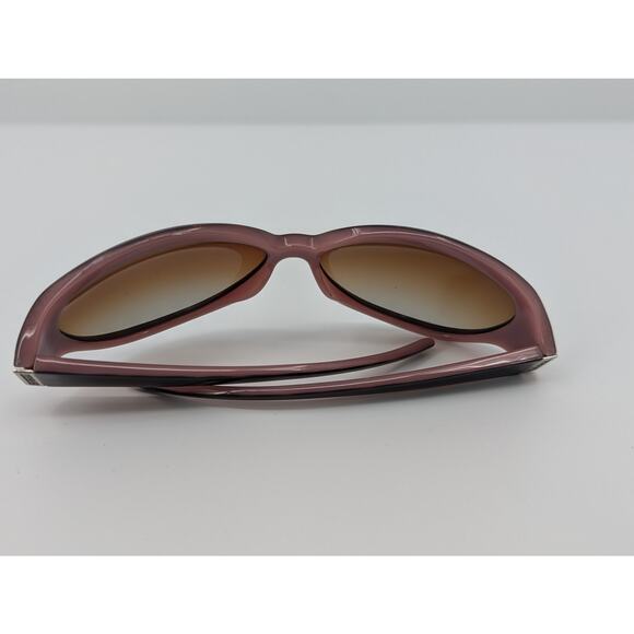 EUC Ralph Lauren Polarized Sunglasses RA5058 599/T5 Pink Frames Brown Gradient - Picture 10 of 10
